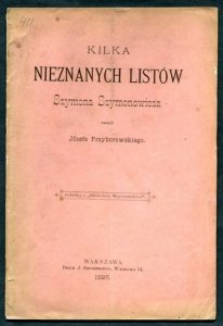 Przyborowski Józef - Kilka nieznanych listów Szymona Szymonowicza