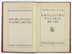 Kulczycki Ludwik - Królestwo Polskie 1815-1914