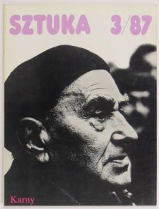 Sztuka. Dwumiesięcznik. 3/87. [Na okładce Alfons Karny]