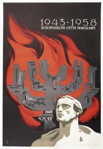 JODŁOWSKI Tadeusz - 1943-1958. Bojownikom getta Warszawy. 1958.