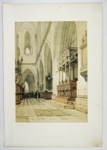 [KRAKÓW]. Sarcophagus Casimiri Magni Regis. Litografia barwna form. 30,8x22 na ark. 44x30 cm