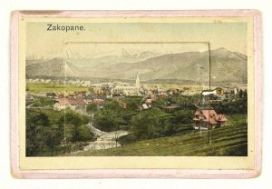 [ZAKOPANE]. Zakopane. Pocztówka z widokami, form. 9,5x14,3 cm.