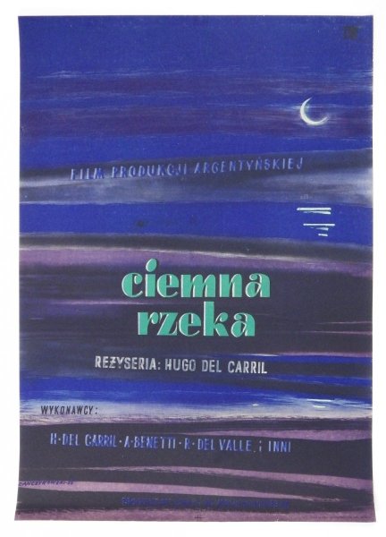Anczykowski Zygmunt - Ciemna rzeka - plakat