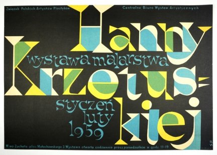 BERNACIŃSKI Stefan - Wystawa malarstwa Hanny Krzetuskiej. 1959.