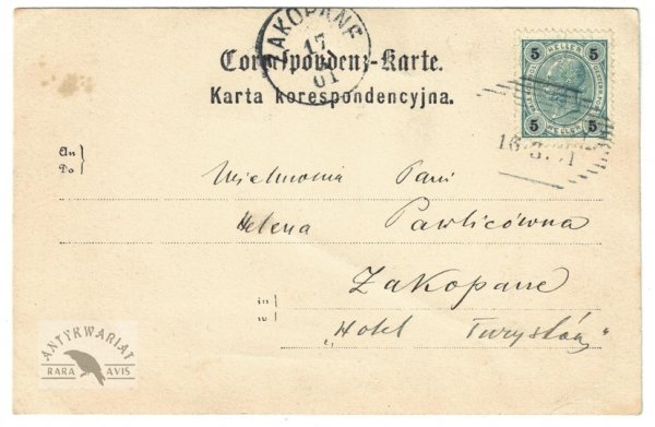 [FOTOGRAFIA portretowa - mężczyzna w stroju polskim - ujęcie w formacie pocztówkowym]