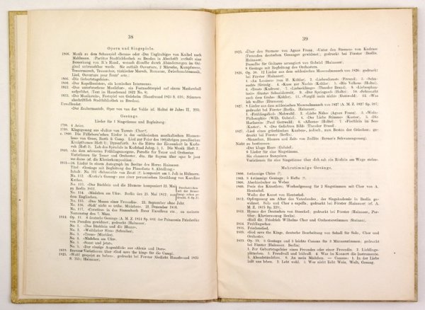 MÜNZER Georg - Beiträge zur Konzertgeschichte Breslaus am Ende des vorigen und zu Anfang dieses Jahrhunderts. Inaugural-Dissertation [...].