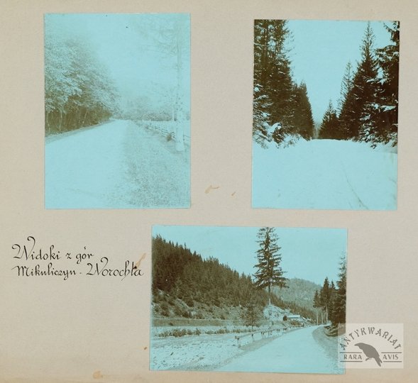 [GÓRY - Karpaty - Beskidy Wschodnie - Czarnohora - widoki z gór - Mikuliczyn - Worochta - fotografie widokowe, sytuacyjne].