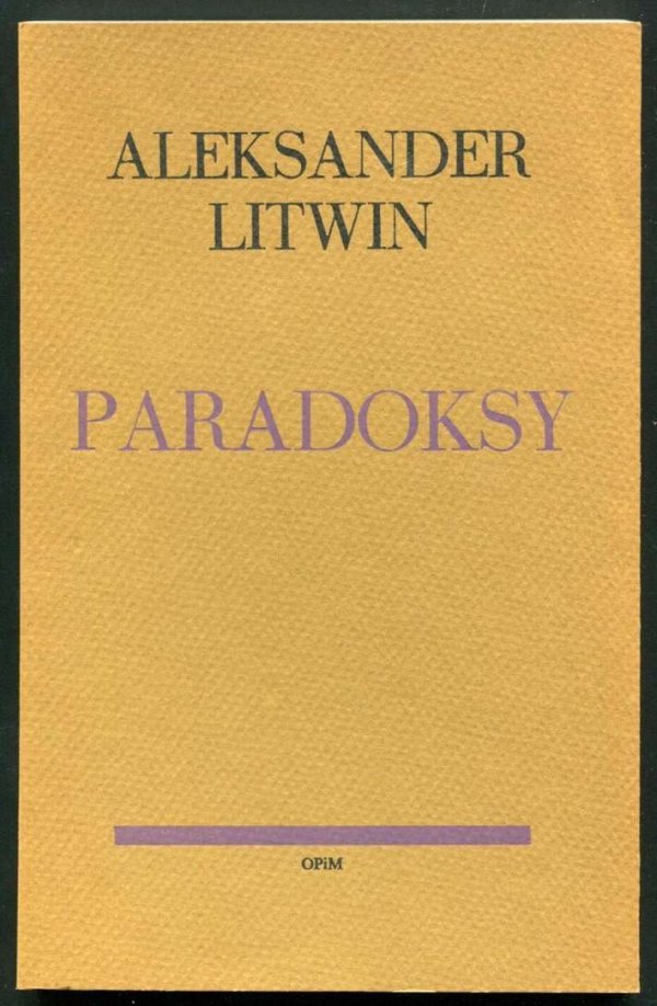 Litwin Aleksander - Paradoksy.