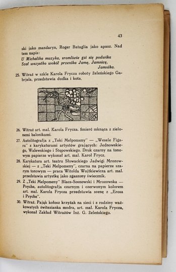 [PRUSZYŃSKI Zenon] - Jama Michalika, lokal "Zielonego Balonika". Zebrał Zenon [krypt.].