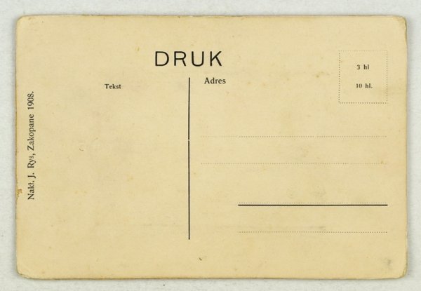 [ZAKOPANE]. Zakopane. Pocztówka z widokami, form. 9,5x14,3 cm.
