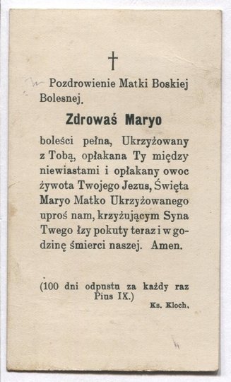 CUDOWNY obraz Matki Boskiej Bolesnej w Grybowie. Fotografował Zygmunt Studnicki.