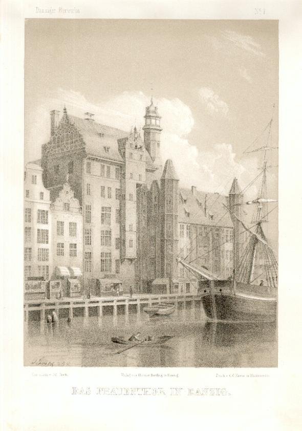 GDAŃSK. Das Frauenthor in Danzig.