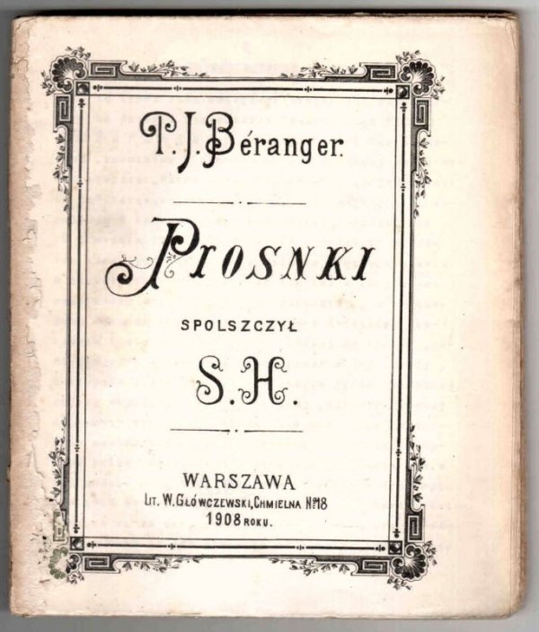 Beranger Jan Piotr - Piosnki.