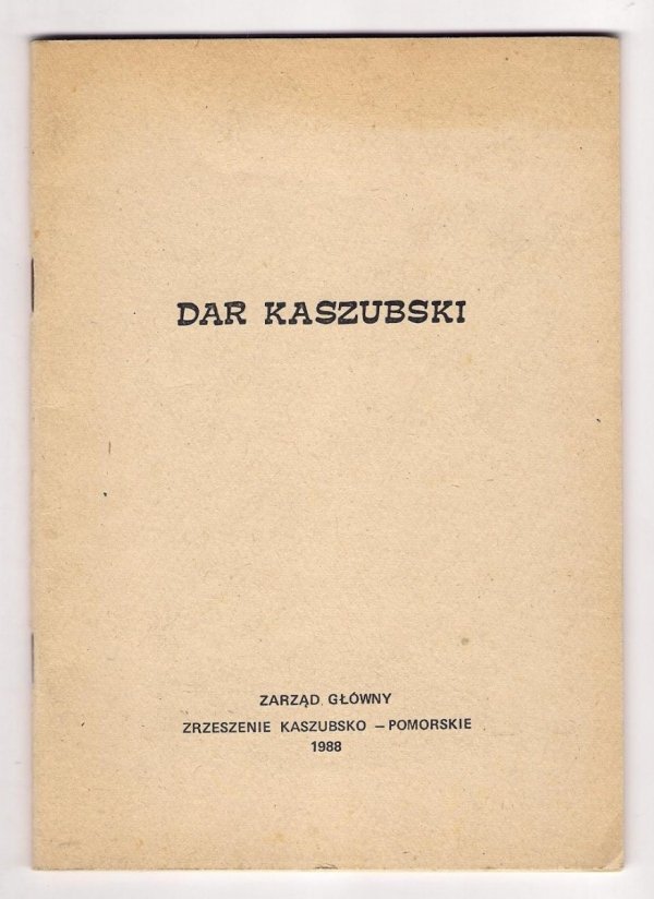 [Katalog aukcyjny]. Dar kaszubski. Oferta aukcyjna.