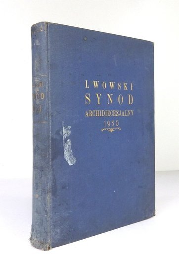 LWOWSKI Synod Archidiecezjalny R. P. 1930