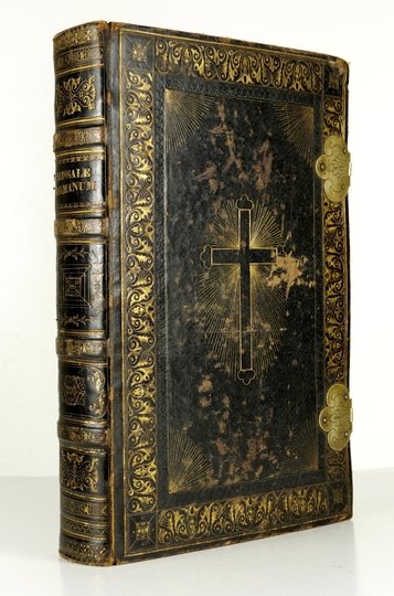 [MSZAŁ Rzymski]. MISSALE Romanum ex decreto sacrosancti ...1841 + MISSAE propriae sanctorum quos Ecclesia Cathedralis Olomucensis S. Wenceslai Regis &amp; Martyris [...]. Olomucii in Metropoli Moraviae 1774.