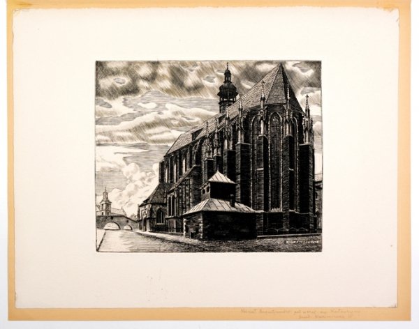 ZAKRZEWSKI Władysław (1903-1944) - Kościół Augustianów pw. św. Katarzyny.