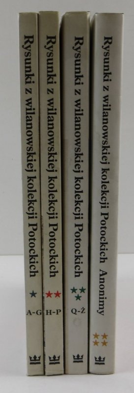 Gutowska-Dudek K. Rysunki z wilanowskiej kolekcji Potockich w zbiorach Biblioteki Narodowej. T.1-4