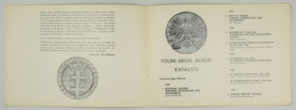 MILEWSKI Edgar - Morze w medalierstwie polskim 1945-1975.
