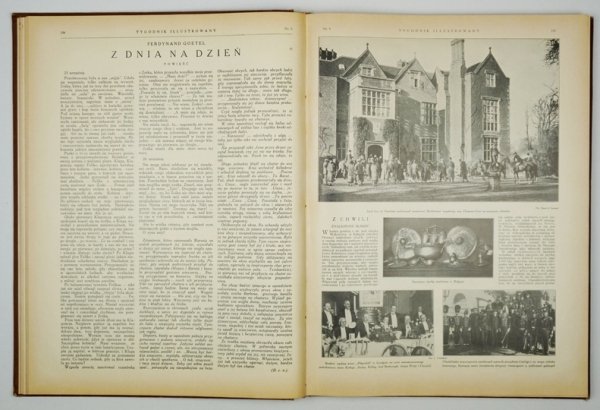 TYGODNIK Illustrowany. 1925. Zaw. oryginalny drzeworyt Wł. Skoczylasa: Profil Janosika.