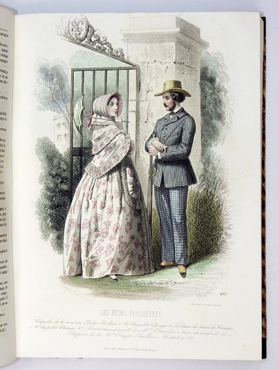 Les MODES Parisiennes. R. 1852. Rocznik paryskiego tygodnika poświęconego modzie