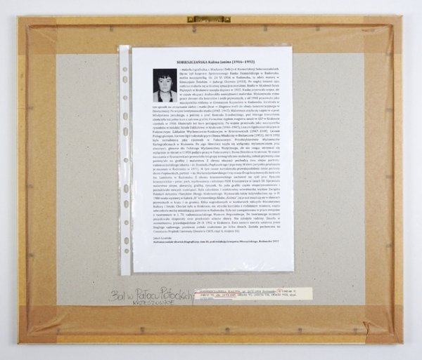 SOBIESZCZAŃSKA Kalina (1916-1992) - Bal w ogrodach pałacu Potockich w Krzeszowicach.