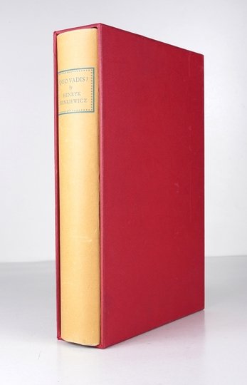 SIENKIEWICZ Henryk - Quo vadis? Translated from the Polish by Jeremiah Curtin, with an introduction by Harold Lamb and illustrations by Salvadore Fiume.