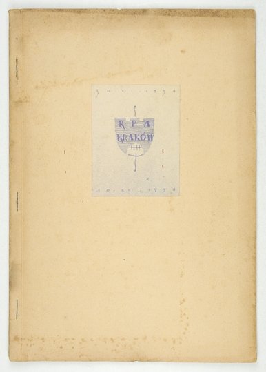 [NOWA HUTA] PROGRAM Narady Architektów i Artystów Plastyków w dniach 7-8. XII. 1954 r.