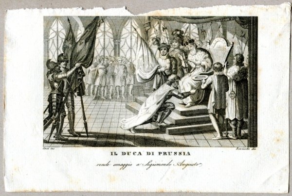 Il Duca Di Prussia - miedzioryt 1831
