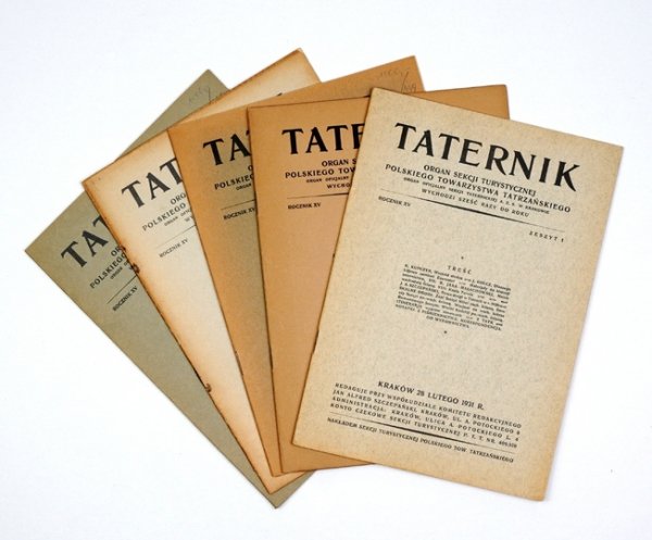 TATERNIK. Organ Sekcji Turystycznej Polskiego Towarzystwa Tatrzańskiego.