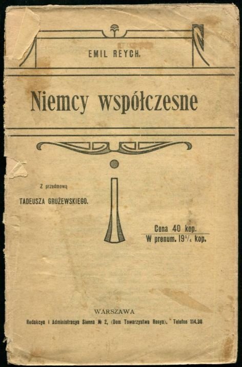 Reych Emil - Niemcy współczesne. 