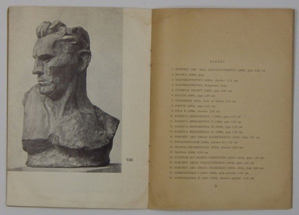[RZEŹBA] Komitet wykonawczy wystawy. Wielka wystawa prac Xawerego Dunikowskiego (1898-1948). Kraków, X-XI 1948