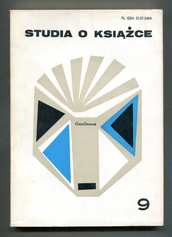 Studia o Książce. [T.] 9: 1979.