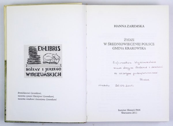 ZAREMSKA Hanna - Żydzi w średniowiecznej Polsce. Gmina krakowska