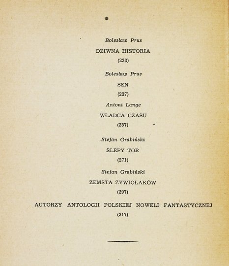 TUWIM Julian - Polska nowela fantastyczna. Antologia. Zebrał ... T. 1-2