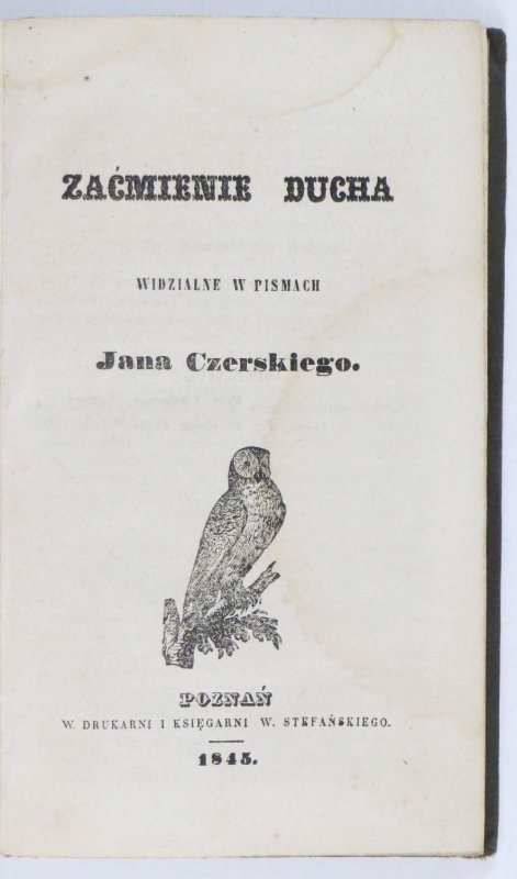 Obrona Prawdy. Pismo miesięczne religii i literaturze poświęcone. T.1: I-VI 1845.