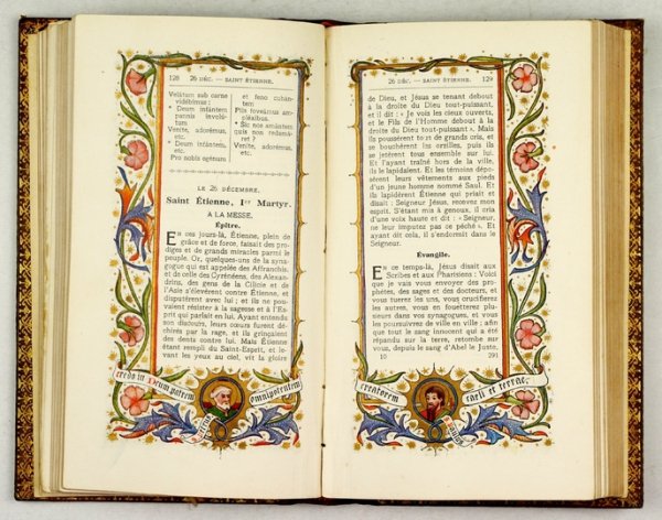 MISSEL du Credo contenant les prières usuelles, les principales pratiques de piété, le propre du temps et le propre des Saints.