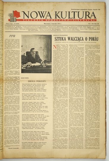 NOWA Kultura. Tygodnik społeczno-kulturalny. 1952