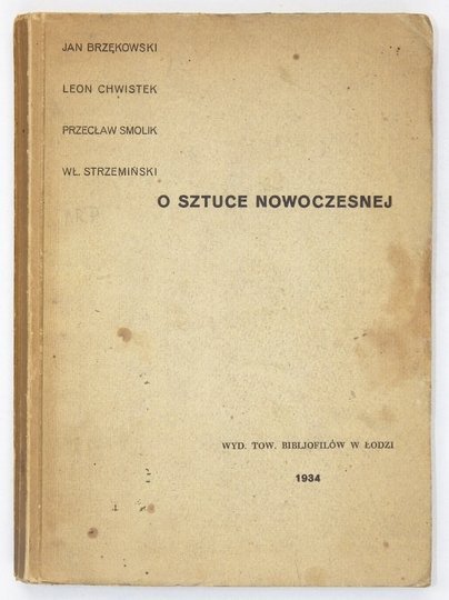 O SZTUCE nowoczesnej.