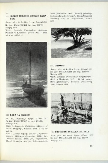 Centralne Muzeum Morskie w Gdańsku. Sztuka marynistyczna. Malarstwo, rysunek, rzeźba. (Katalog zbiorów zgromadzonych w l. 1960-1979). Oprac. Ewa Maria Różańska.