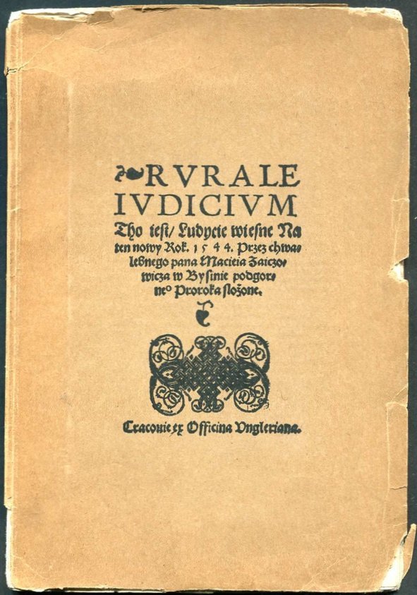 Rombowski Aleksander -  Ludycje wiesne. Zabytek literatury ludowej z połowy XVI wieku