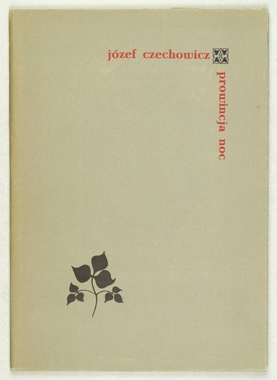 CZECHOWICZ Józef - Prowincja noc.