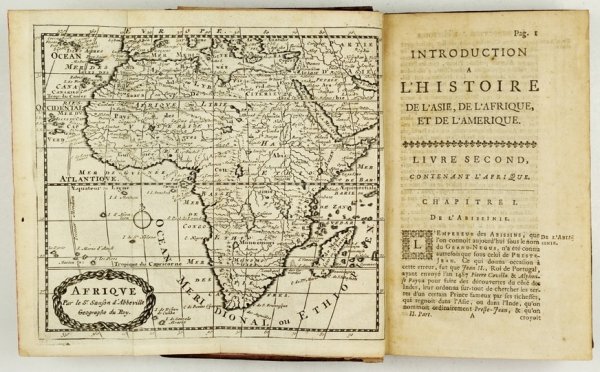 BRUZEN de la MARTINIERE [Antoine-Augustin] - Introduction a l'histoire de l'Asie, de l'Afrique et de l'Amerique pour servir de suite a l'introduction a l'histoire du Baron de Pufendorff. Seconde edition revue &amp; corrigiee. T. 1-2