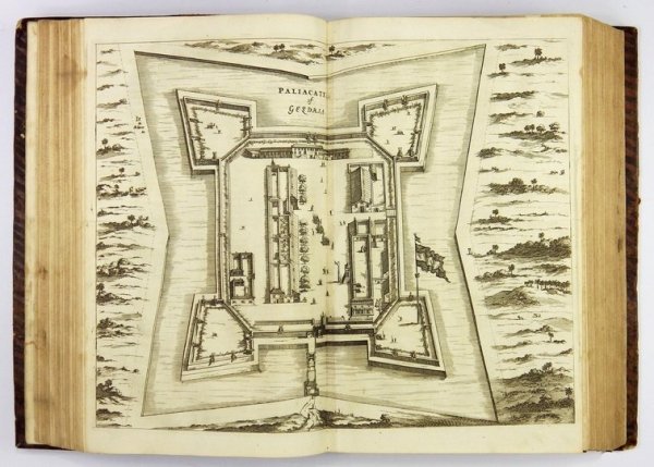Opis podróży po Indiach Wschodnich i Cejlonie. BALDAEUS Philippus - Wahrhaftige Ausführliche Beschreibung Der Berühmten Ost-Indischen Kunsten Malabar Und Coromandel, Als auch der Insel Zeylon ...1672