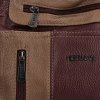 Dwukomorowa Torebka Damska Shopper Bag firmy Hernan Bordowa/Ziemista