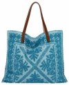 Modna Torebka Shopper Bag  Niebieska
