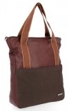 Uniwersalne Torebki Damskie Shopper Bag firmy Bee Bag Czekolada