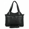 Torebka Damska typu Shopper Bag firmy Herisson Czarna