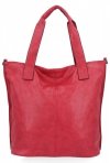 Duże Torebki Damskie Shopper Bag XXL firmy Hernan Bordowa