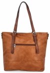 Uniwersalna Torebka Damska Shopper Bag XL firmy Hernan Ruda/Brązowa